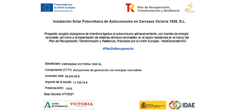 Placas solares Victoria